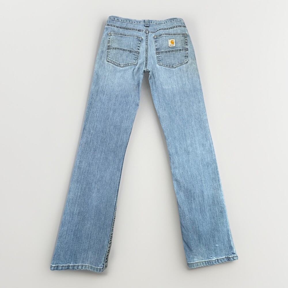 Carhartt Distressed Rugged Flex Relaxed Fit Straight Leg Jeans Blue Men’s 29x32 - Picture 2 of 13